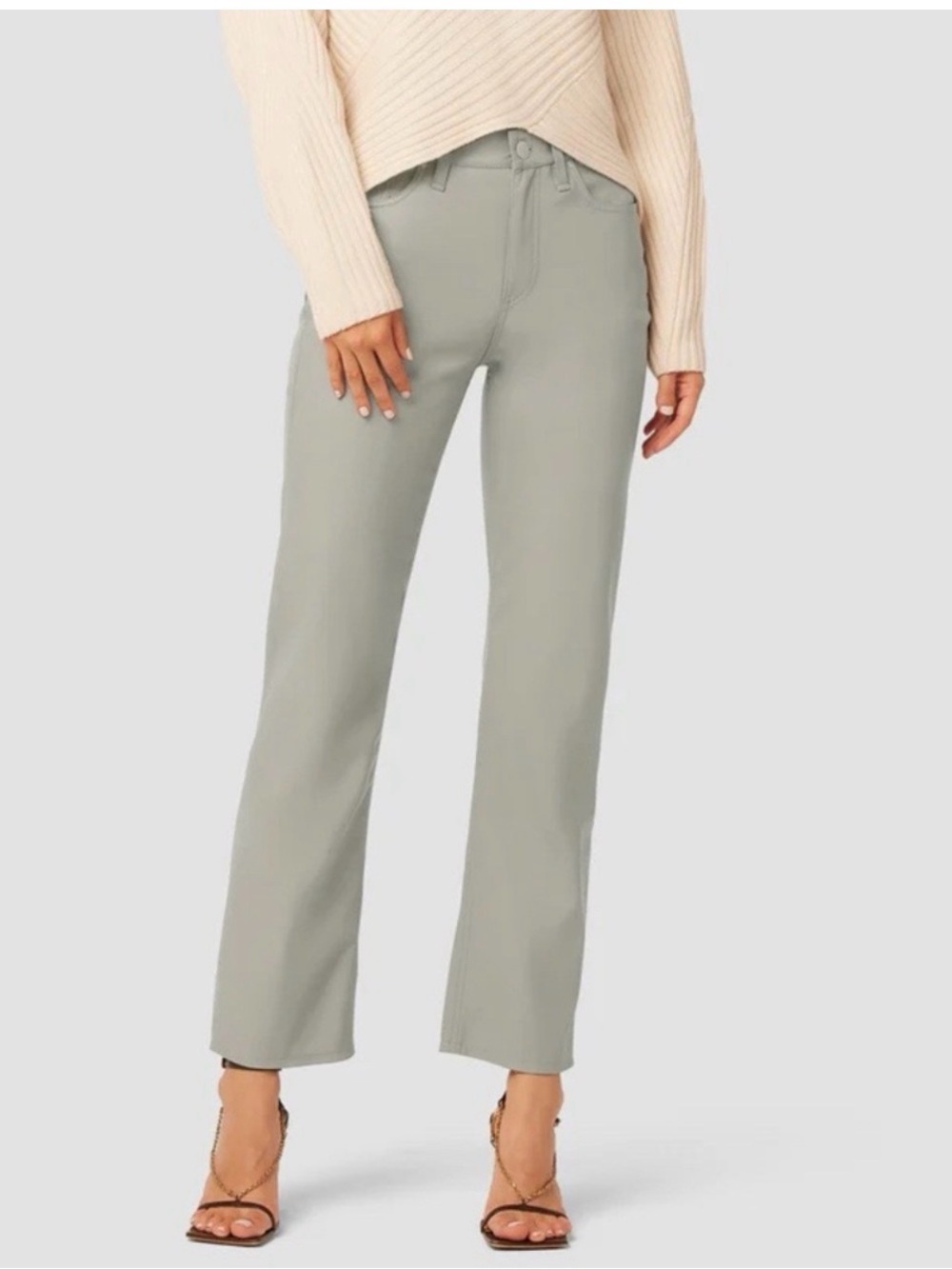 Hudson Jeans Women's Straight Leg Pants in Light Sage